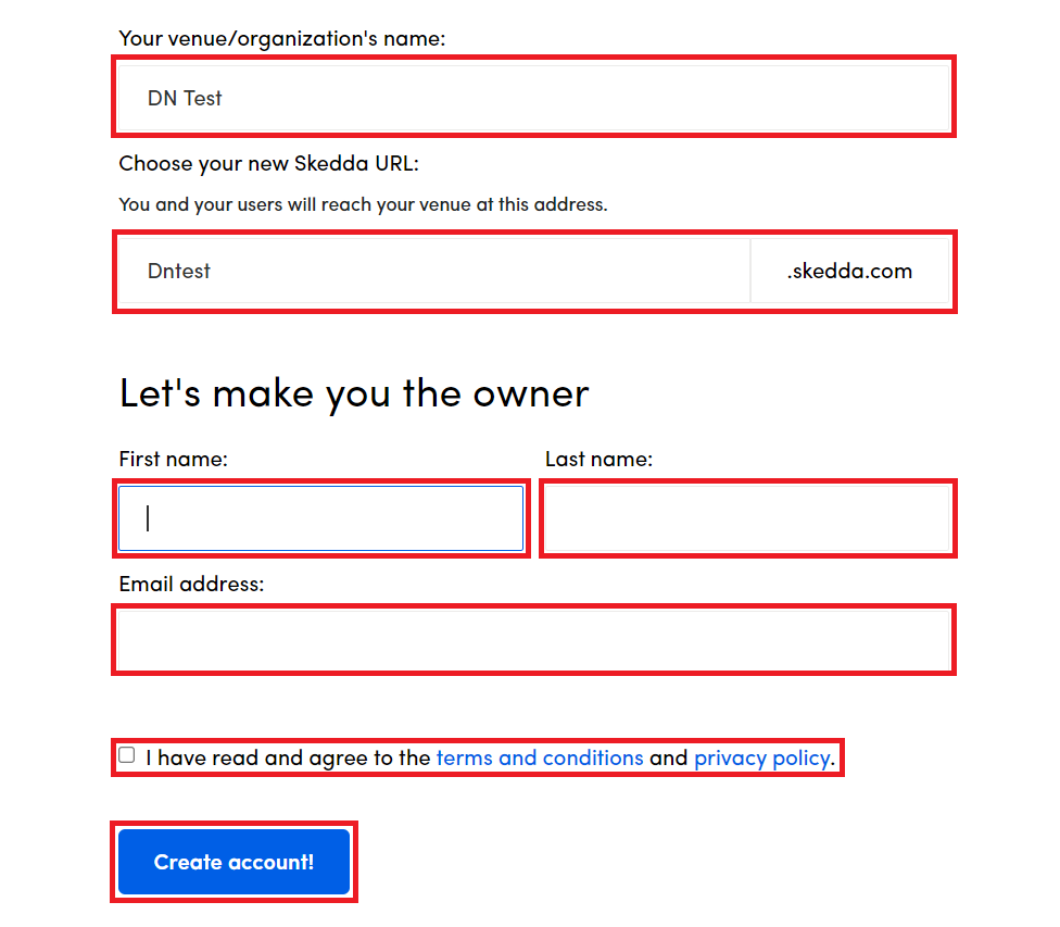 Managing your work spaces with Skedda